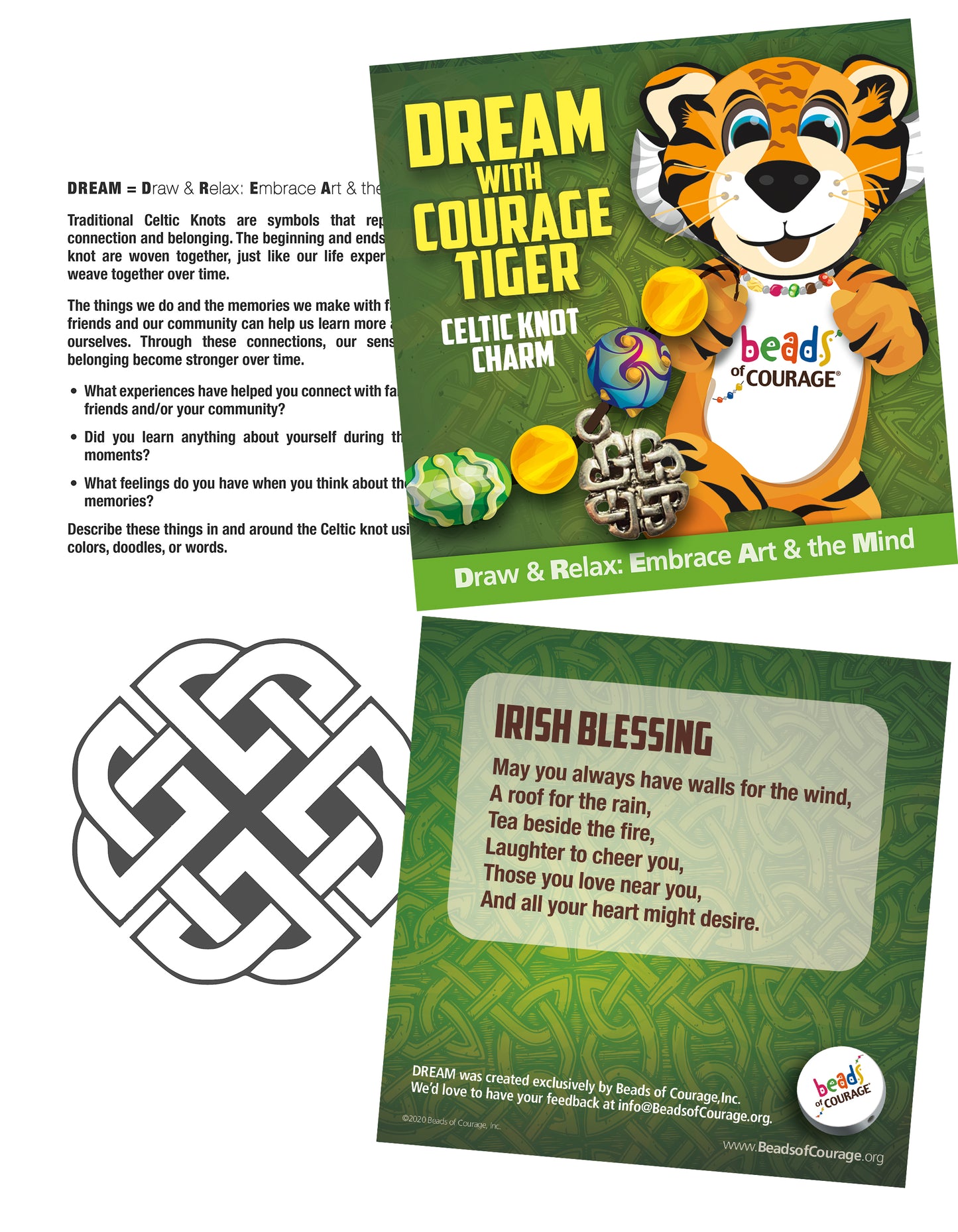 Celtic Knot - DREAM Activity - Honoring Connection and Belonging