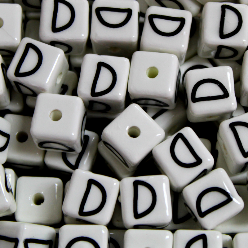Beads of Courage, Beads at Home, Letter D (100 pcs/unit)