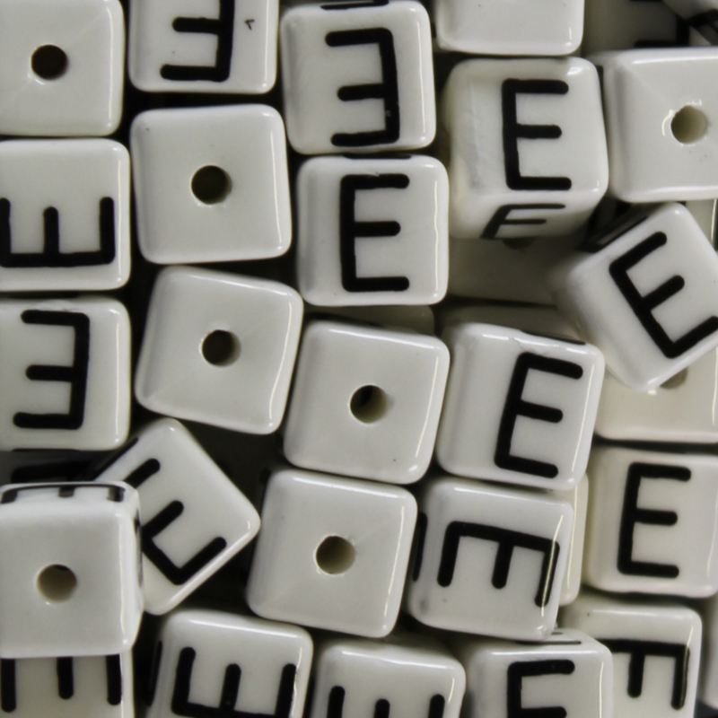 Beads of Courage, Beads at Home, Letter E (100 pcs/unit)