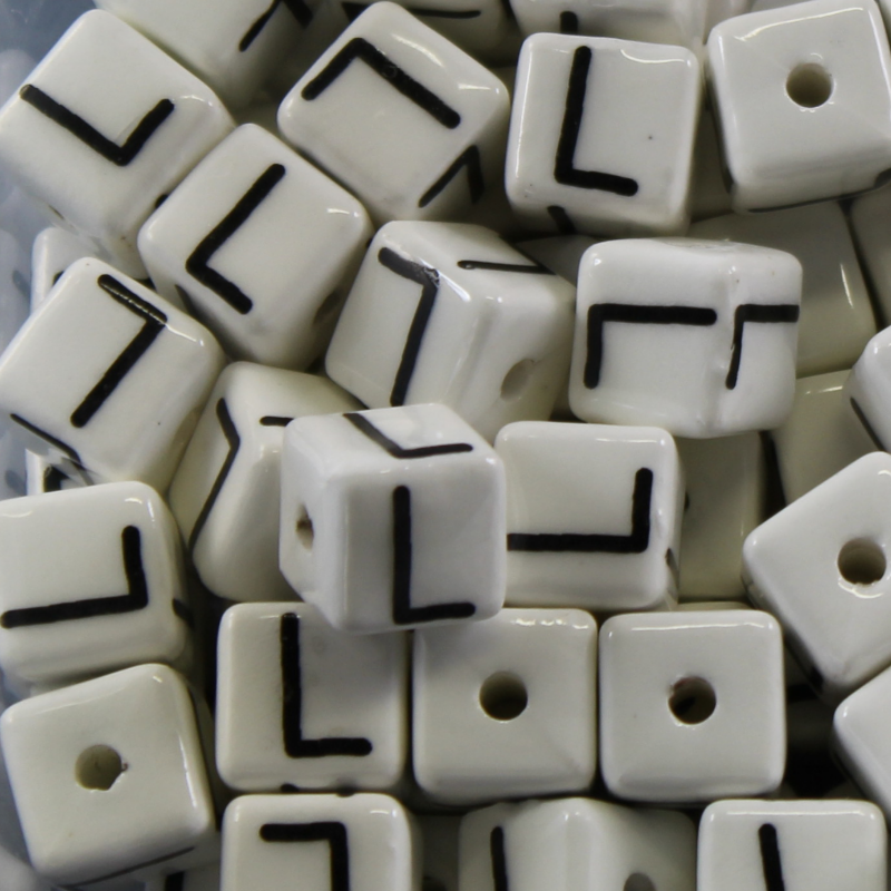 Beads of Courage, Beads at Home, Letter L (100 pcs/unit)