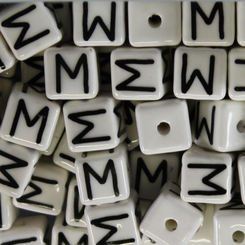 Beads of Courage, Beads at Home, Letter M (100 pcs/unit)
