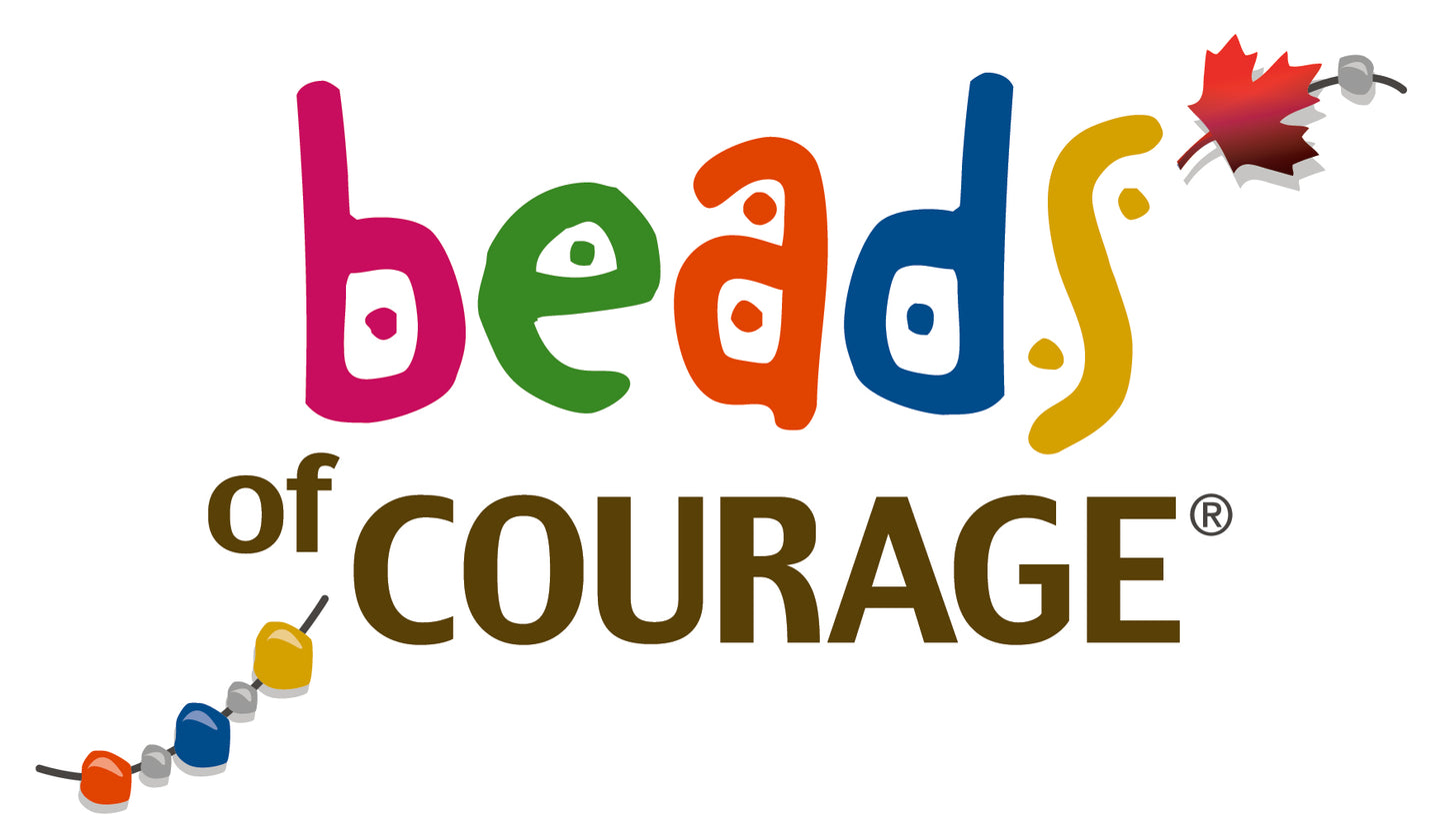 Beads of Courage CANADA logo bead w/ Welcome Card and program string (50pcs/unit)