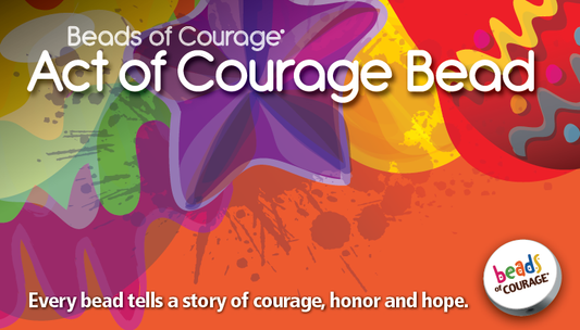 Beads of Courage, Beads at Home, Handmade Glass - Act of Courage (30 pcs/unit)