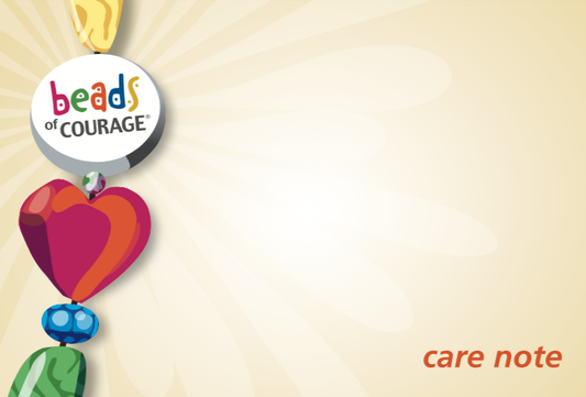 Beads of Courage, Beads at Home, Care Note Cards (50 pcs/unit)