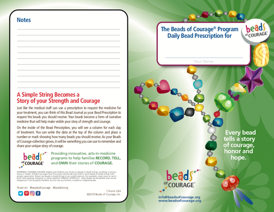 Beads of Courage, Beads at Home, Chronic Conditions Bead Prescription (English)  (100 pcs/unit)