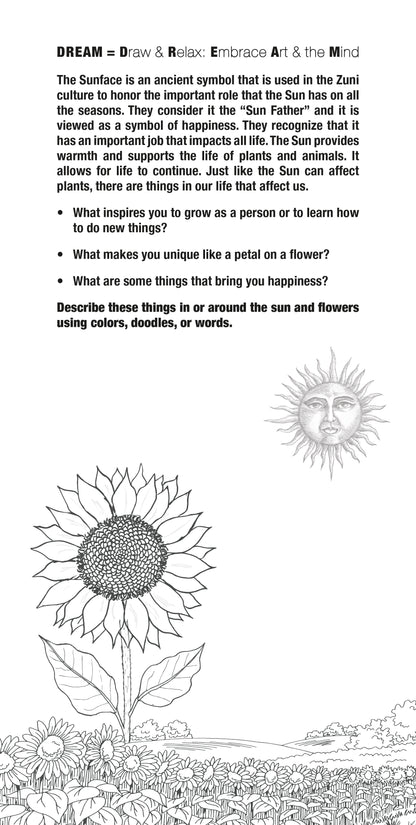 Center for Arts in Nursing - DREAM Activity - Sunface - Happiness & Joy