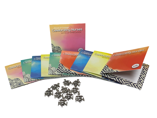 Beads of Courage, Beads at Home, Celebrating Nurses - Notes and Charms Gift Set (10 pcs/unit)