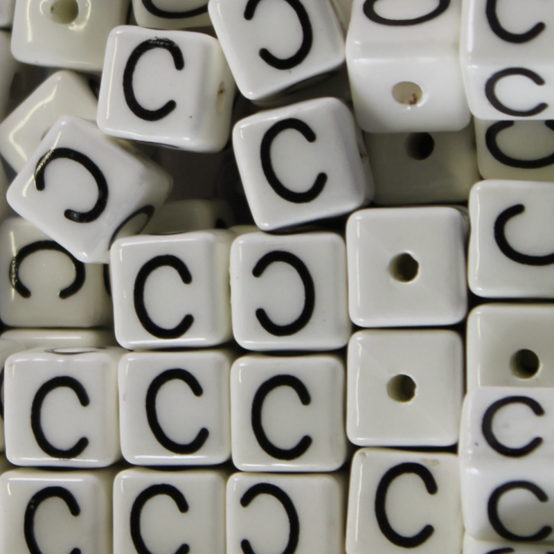 Beads of Courage, Beads at Home, Letter C (100 pcs/unit)