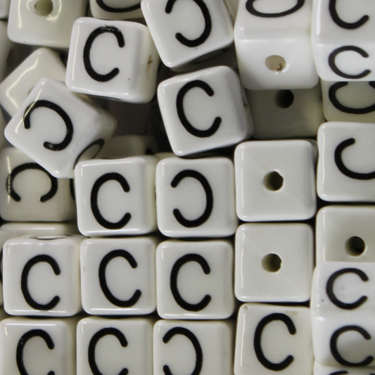 Beads of Courage, Beads at Home, Letter C (100 pcs/unit)