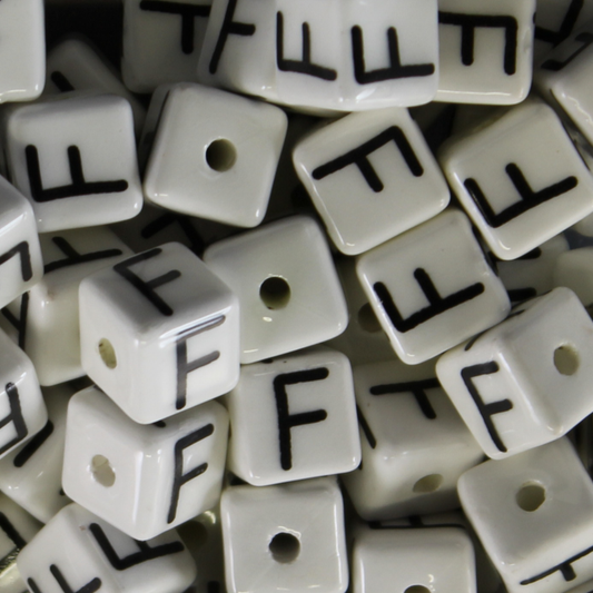 Beads of Courage, Beads at Home, Letter F (100 pcs/unit)