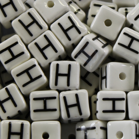 Beads of Courage, Beads at Home, Letter H (100 pcs/unit)