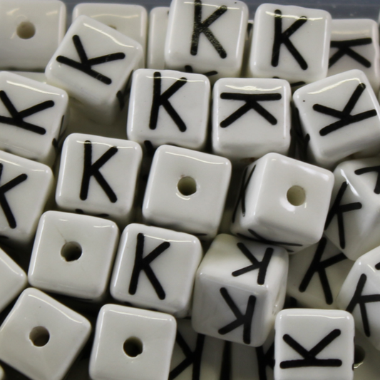 Beads of Courage, Beads at Home, Letter K (100 pcs/unit)