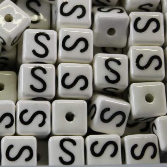 Beads of Courage, Beads at Home, Letter S (100 pcs/unit)