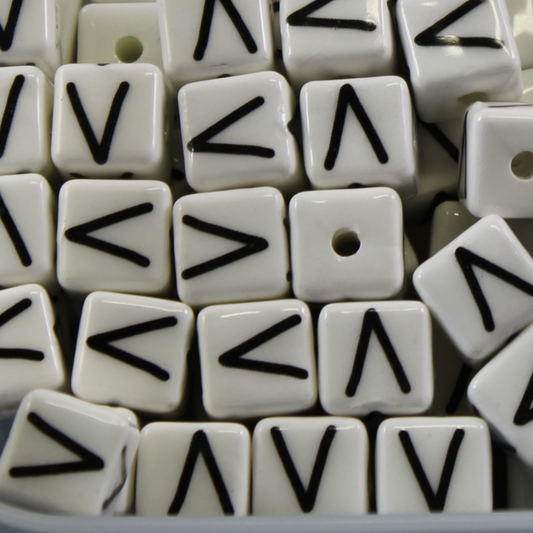 Beads of Courage, Beads at Home, Letter V (100 pcs/unit)