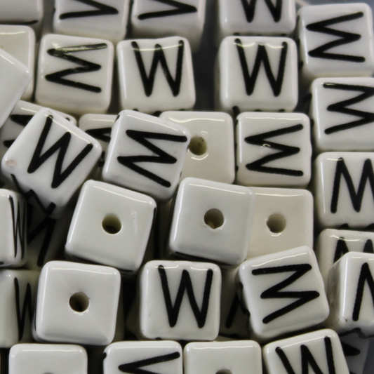 Beads of Courage, Beads at Home, Letter W (100 pcs/unit)