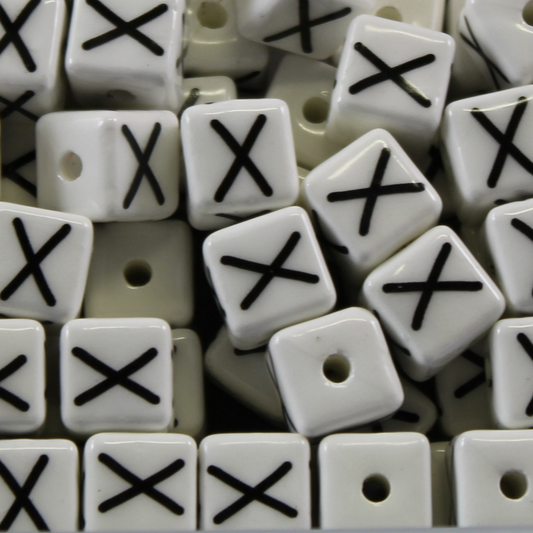 Beads of Courage, Beads at Home, Letter X (100 pcs/unit)