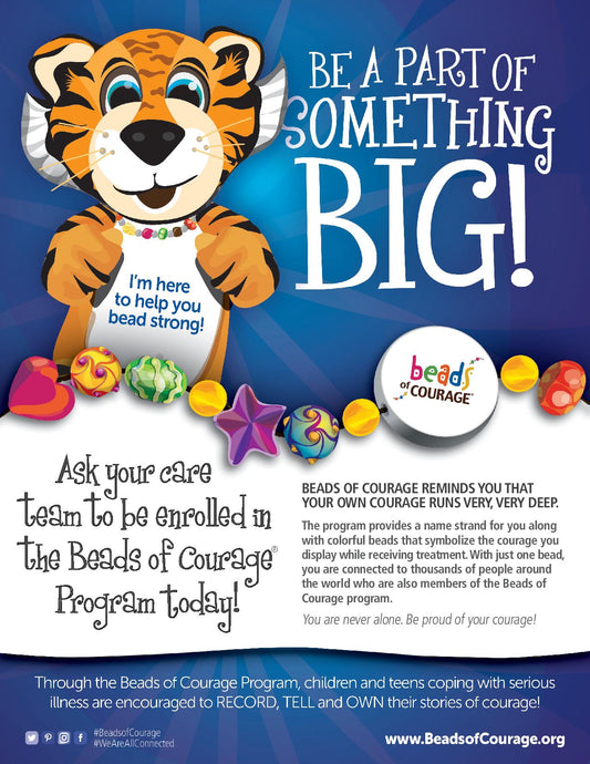 Beads of Courage, Beads at Home, Program Availability Poster - Unlaminated (10 pcs/unit)