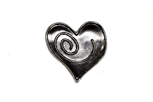 Beads of Courage, Beads at Home, Signature Silver Heart (15 pcs/unit)