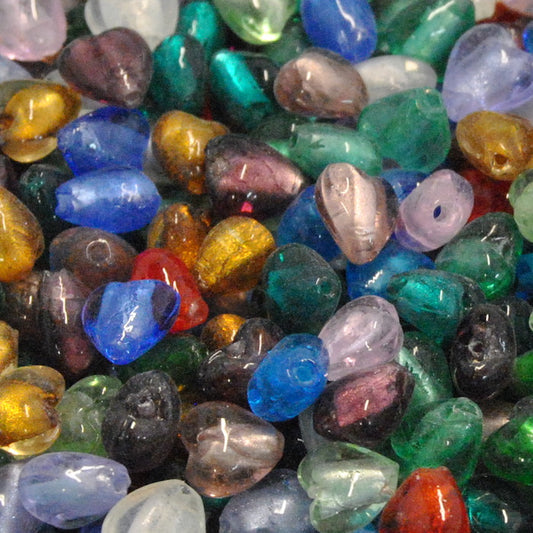Beads of Courage, Beads at Home, Small Glass Hearts (100 pcs/unit)